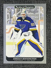 Jordan Binnington 2023-24 Upper Deck Parkhurst Champions Hockey Base Silver #126