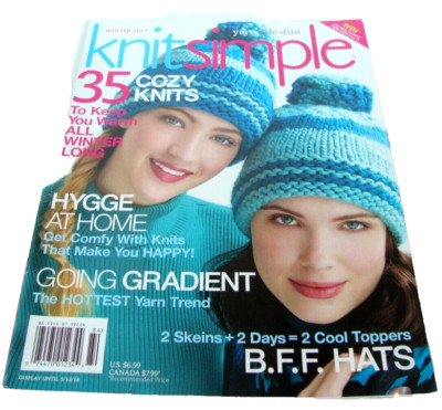 Knit Simple Magazine - 35 Cozy Knits To Keep You Warm All Winter - Winter 2017