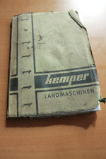 Kemper Ladomat Universal Fräse Ersatzteilliste B Ladewagen 1964