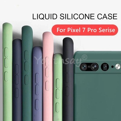 Google Pixel 7Pro Case Pro 6A Cover Fundas Coque Soft Original Liquid Silicone