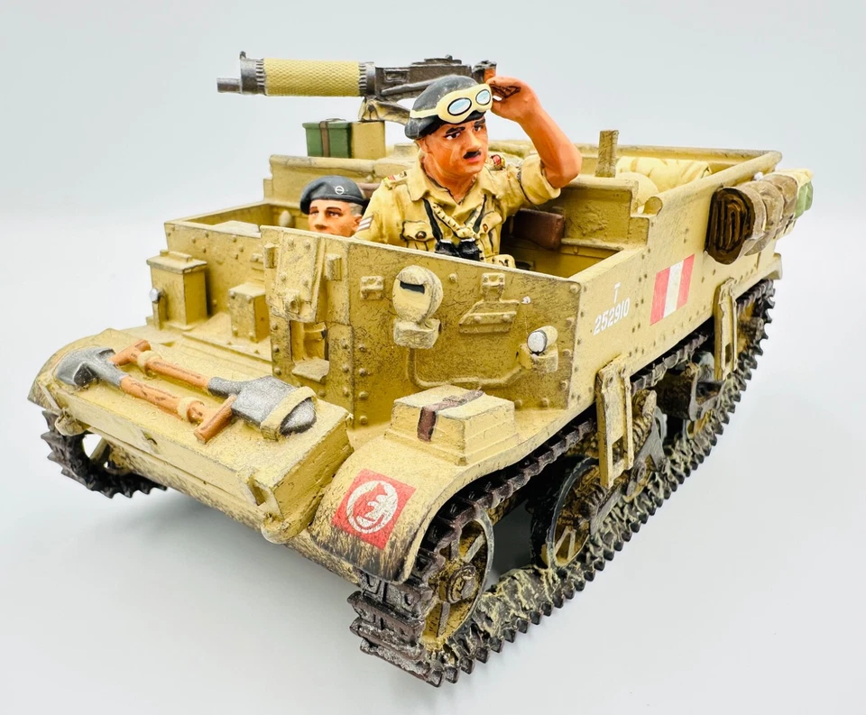 King & Country WWII EA041 Universal Carrier/Desert Rats/7th Armoured Div *Boxed* - Image 4 of 4