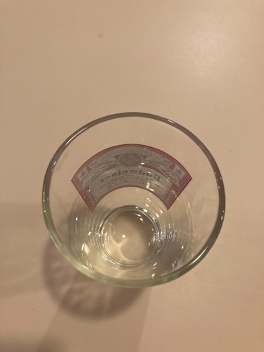 Budweiser King of Beers Red White Black Logo Beer Thick Clear Glass 16 Oz Pint - Picture 3 of 5