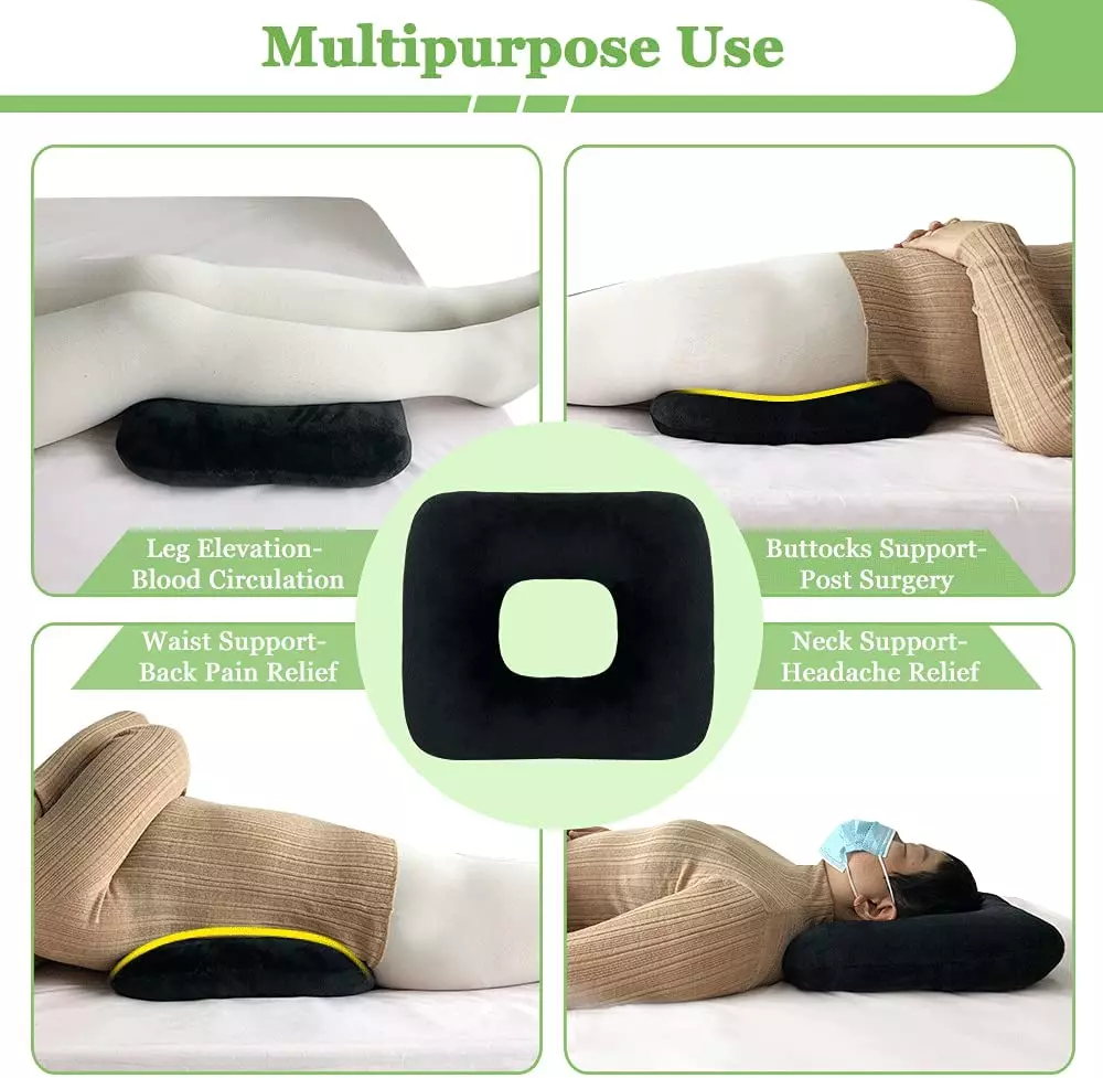 Bed Sore Cushions for Butt Positioning Pillow Pressure Ulcer Cushion Donut  Press