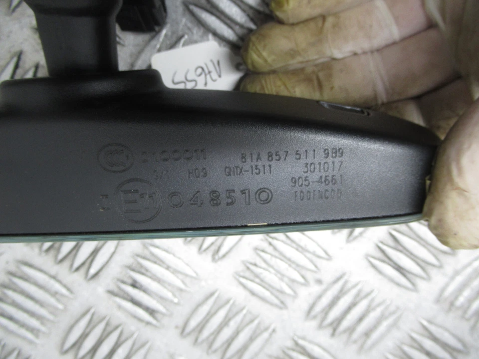 2017 AUDI A3 TFSI S-LINE 8V MK3 5DRS HATCH INTERIOR REAR VIEW MIRROR REF17655 - Image 4 of 4