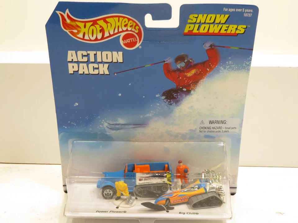 Hot Wheels Action Pack lote de 3 aradores solares de neve e caminhão de bombeiros de corrida novo na caixa 7645 - Imagem 4 de 4