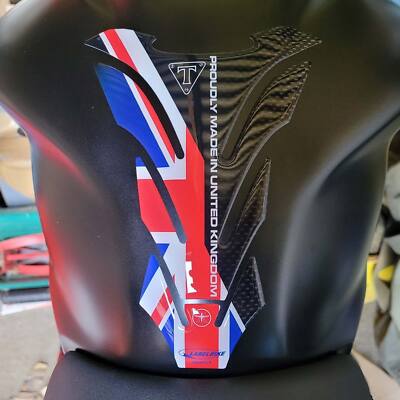 3D Tankaufkleber Kompatibel Mit Motorrad Triumph Union Jack
