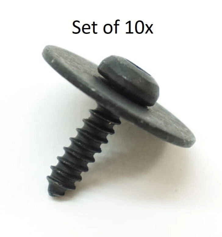 x10 Underbody Lining Screws 4.8X18mm for Porsche Panamera 2010-2015- GENUINE - Image 2 of 2