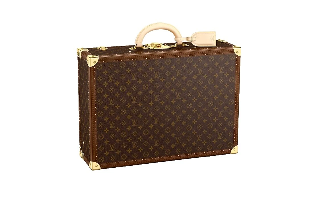 Canvas Brown Vintage Suitcases Travel Accessories