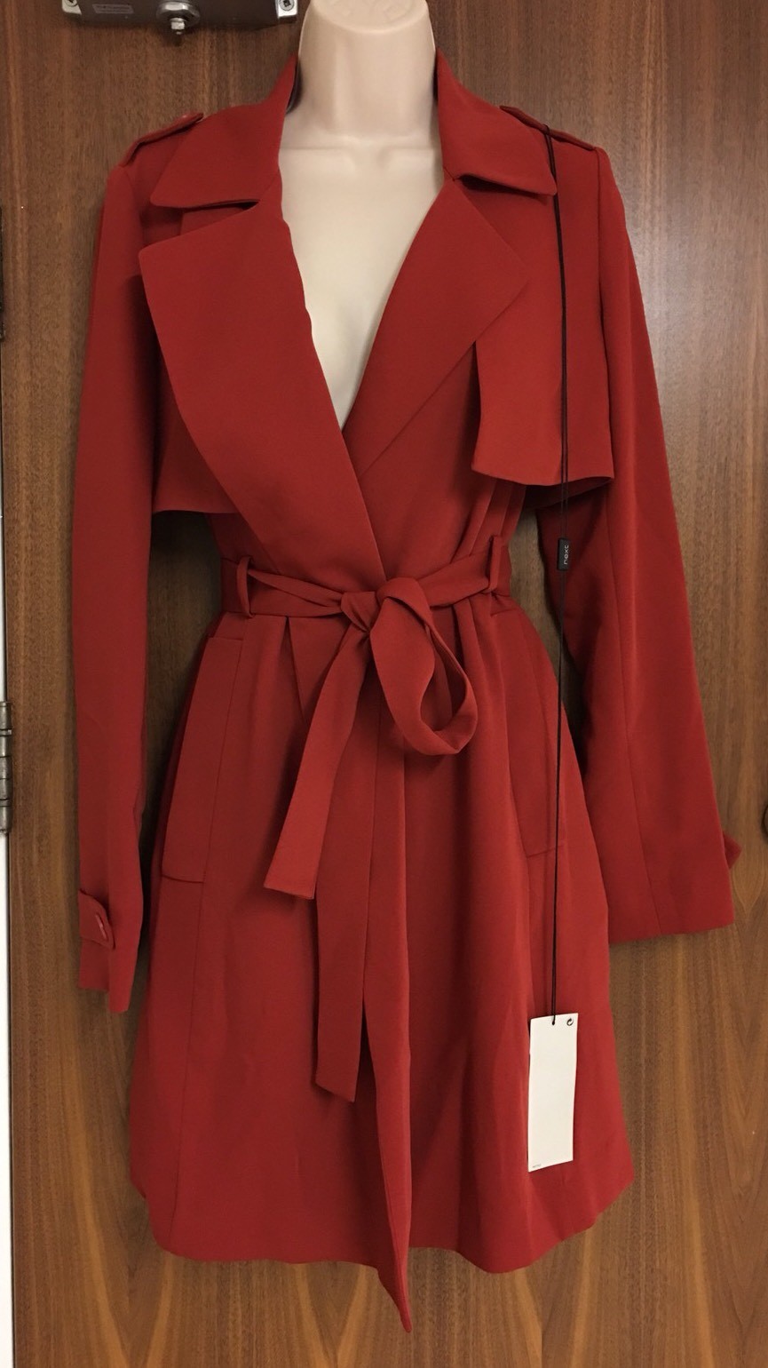 KAREN MILLEN Three-Piece Trench Coat - Size UK 8/EU 36 image 8