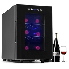 Portable 6-Bottle Wine Cooler 10-18°C Smart Cooling & Car-Friendly Design