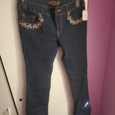Sizzle Womens Jeans Denim Blue Size 9 Bootcut (#4)