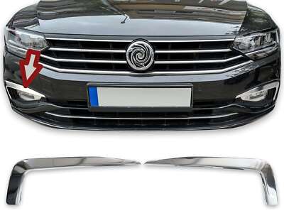 Edelstahl Nebelscheinwerfer Umrandung passend für VW Passat B8 Facelift|ab 2020