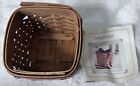 Longaberger Sweetest Gift Sweetheart Basket 2002 Preowned Excellent Condition