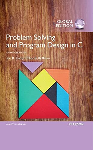 9781292098814 Problem Solving and Program Design in C, Global Edition - Hanly Je