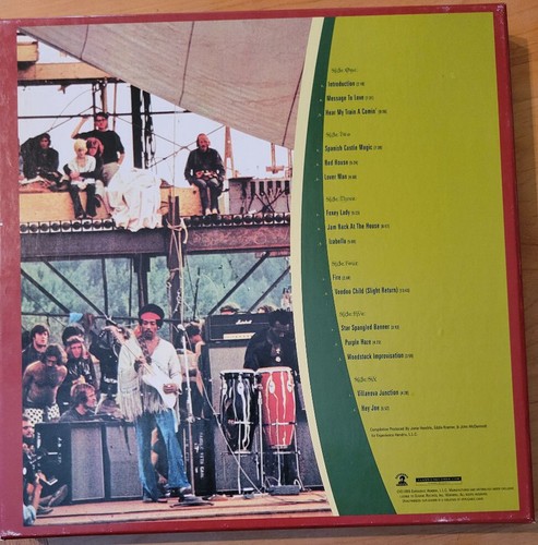 Jimi Hendrix Woodstock SEALED 3 record TEST PRESSING Box set 200 gr. 2004 - Picture 3 of 3