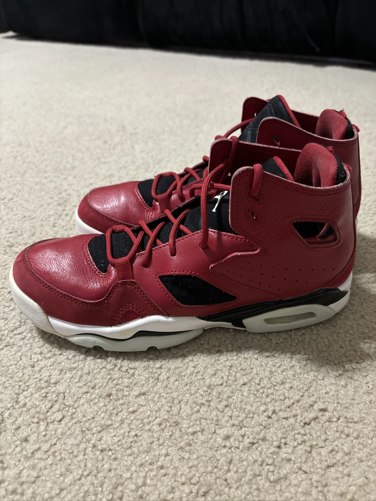 Nike Air Jordan 555472-600 Flight Club 91 Boys Size 6.5Y Athletic Shoes Sneakers