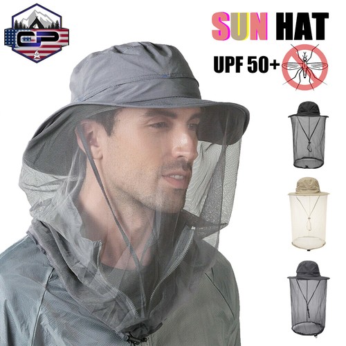 Men Head Net Hat Sun Hat Fishing Anti 
