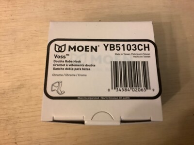 Moen Voss YB5103CH Chrome Double Robe Hook