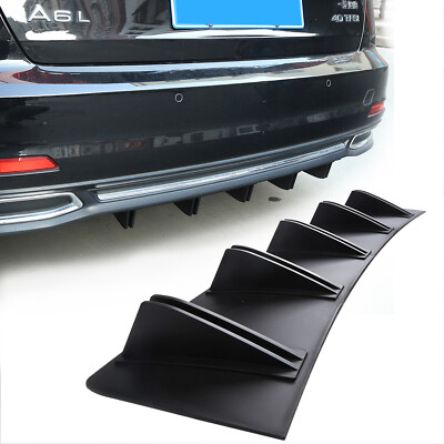 For Kia Stinger GT Forte Seltos Rio Rear Bumper Lip Diffuser Fins Spoiler Wing