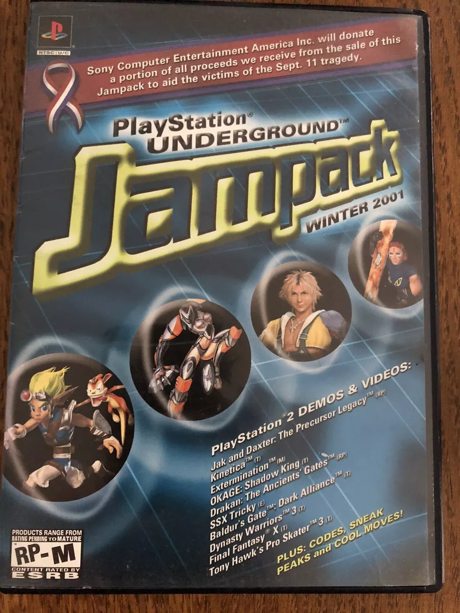 PlayStation Underground Jampack: Winter 2001 (Sony PlayStation 2