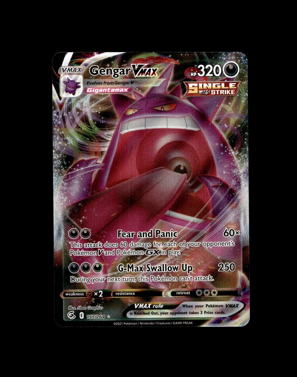 Gengar VMAX 157/264 Swsh08: Fusion Strike for sale | eBay