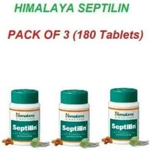 3 x Himalaya Septilin Tablets 60 tabs Each  Free Shipping