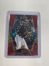 2022 Panini Select Premier Level Red Disco Prizm Oneil Cruz #101 Rookie RC
