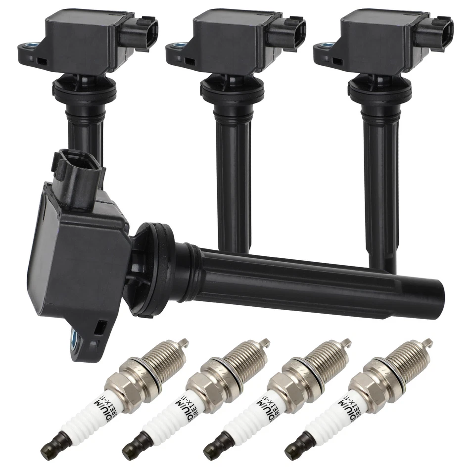 4 Pack For Suzuki SX4 2.0L L4 2007 2008 2009 Ignition Coil and Spark Plug - Image 2 of 4