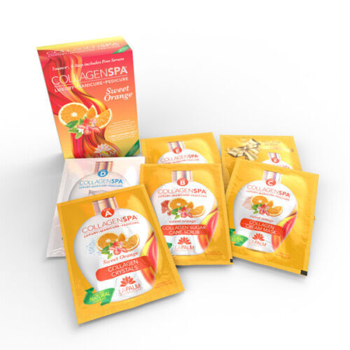 2 Sets Collagen Spa Manicure Pedicure Kit with bubble - Picture 7 of 10