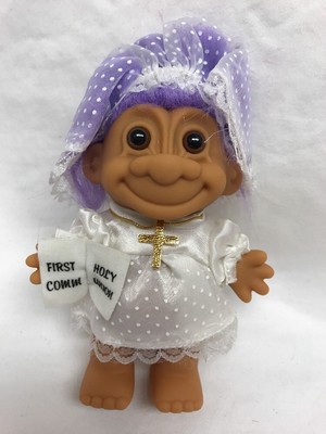 Russ First Communion Troll New Light Purple Hair 18513 Catholic Ebay