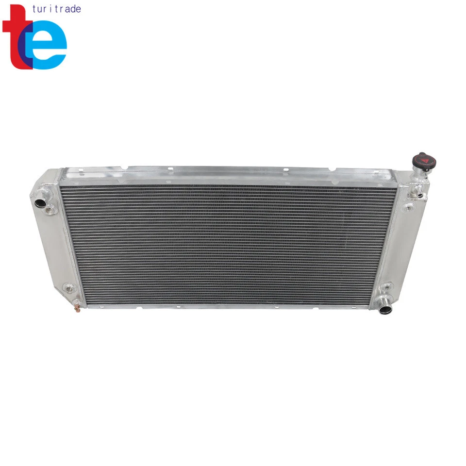 Radiador de 4 filas para camioneta Chevy GMC C/K 1500 2500 3500 5,7 L 7,4 L V8 1988-1999 Foto 3 de 4