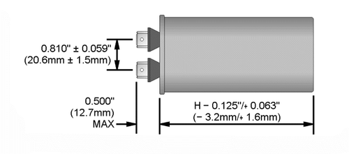 Condensador 7,5 uf/microfaradio 370vac/voltio funcionamiento motor óvalo (cantidad 1) - Imagen 9 de 11