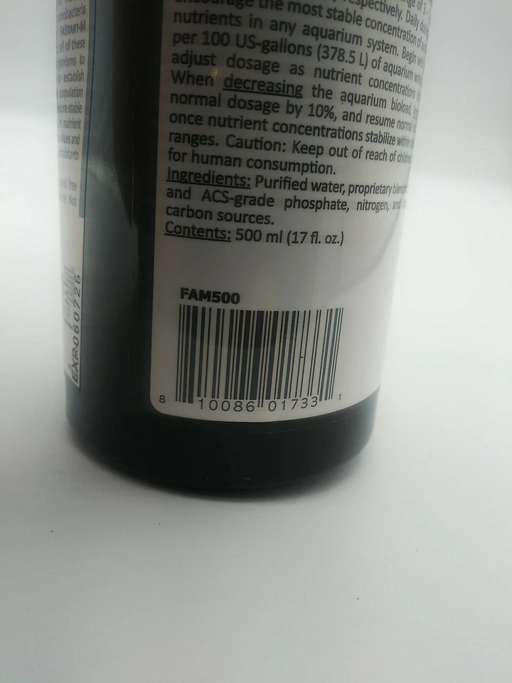 Balance de nutrientes Brightwell FaStart-M - 500 ml exp. 26/06 Foto 4 de 4