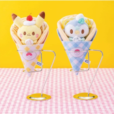 Pokemon Peaceful Place Pokepeace Pikachu＆ Piplup Set Kurukuru