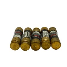 LOT OF 5 NOS Fusetron 250VAC 50A Class RK5 Time Delay Dual Element Fuse FRN-R-50