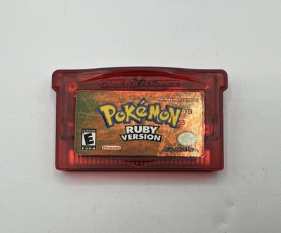 Pokemon Ruby Version GBA Nintendo Game Boy Advance Authentic Cartridge Only