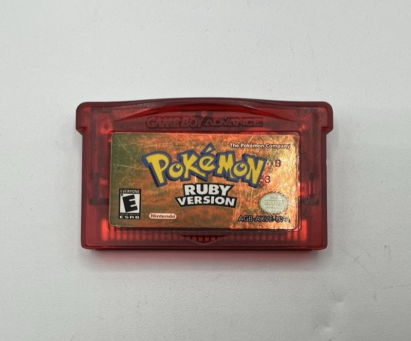 Pokemon Ruby Version GBA Nintendo Game Boy Advance Authentic Cartridge Only