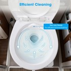 AplusChoice Low Profile Camper Toilet Porcelain Enamel Gravity Flush Bidet Spray — photo 7