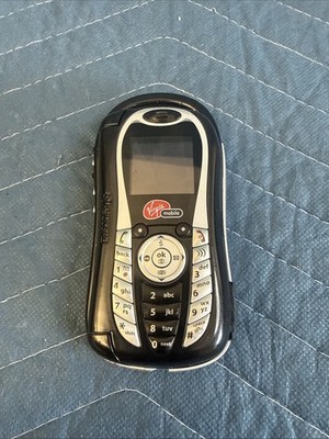 Vintage Kyocera Qualcomm 3G CDMA Flip Cell Phone Virgin Mobile Parts or Repair