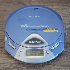 Sony D-CJ500 Walkman CD Player G-Protection MP3 Tested Blue