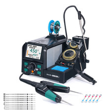 Stazione saldante digitale 982D-I 80W stazione saldante e dissaldante con saldatore a pinzette SMD
