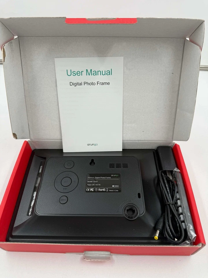 7 Inch Digital Picture Frame Digital Photo Frame Ips Display Full View - Image 2 of 4