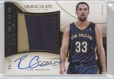 2013 Panini Immaculate Premium Signatures /25 Ryan Anderson #78 Patch Auto 2d0