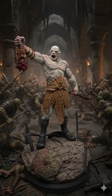 Azog Statue 34cm The Hobbit Figure Collectable