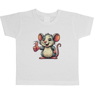 Kinder/Kids Baumwoll-T-Shirts ''Süße Ratte Daumen hoch'' (TS059630)