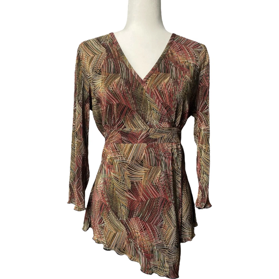 Lote de 3 Blusas Camiseta Mujer Dressbarn Otoño Invierno Manga 3/4 Talla Grande Foto 2 de 4