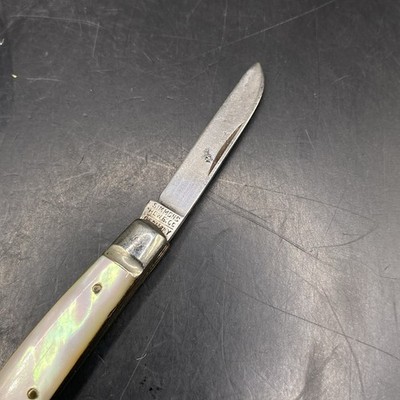 Vintage Pocket Knife Simmons Hardware Germany Pearl Handle 2