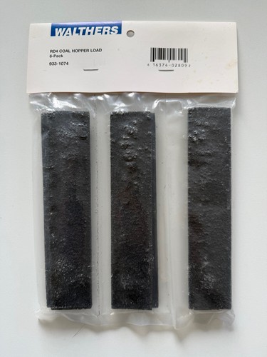 H0 America Walthers 933-1074 carga de carbón para RD4 Coalhopper paquete de 6 | Condition: Neu