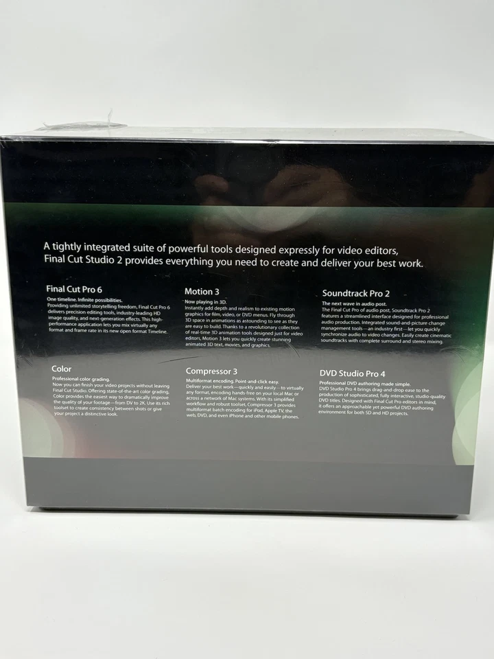 NEW/SEALED - Apple Final Cut Studio 2 Editing Software - Image 4 of 4