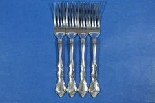 4 x International Silver Lyon Allure Stainless Dinner Forks 7 ½”